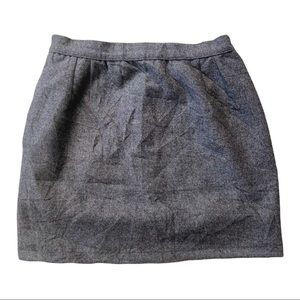 Vintage Valentino Boutique Gray Mini Skirt